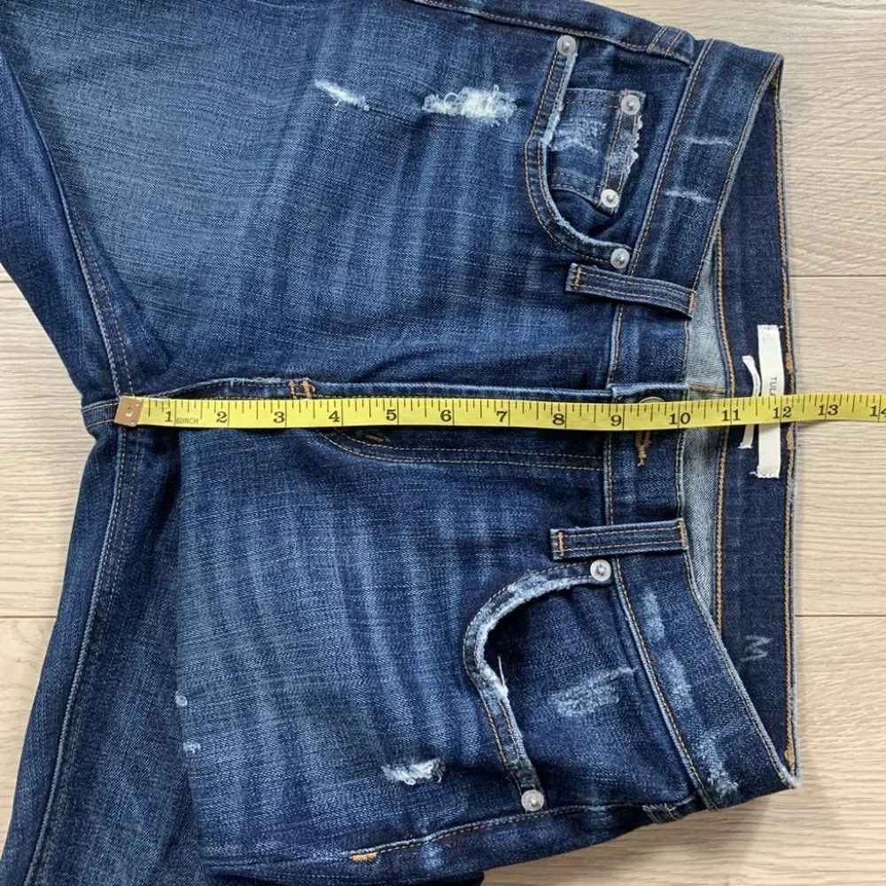 REVOLVE Tularosa Nora High Rise Raw Hem Distressed Jeans in Delhi - Picture 13 of 15